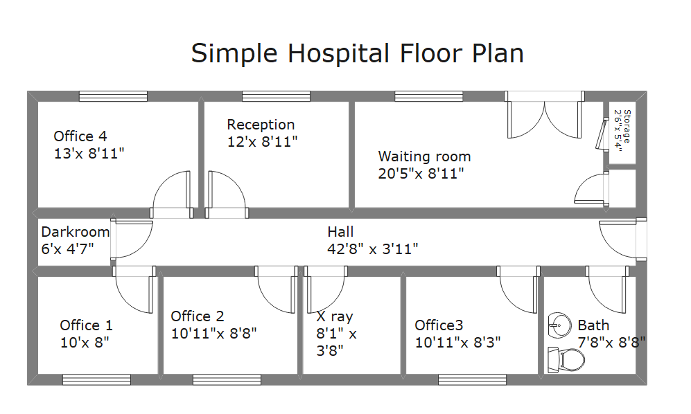 Floor Planning Hospital Layouts Designs