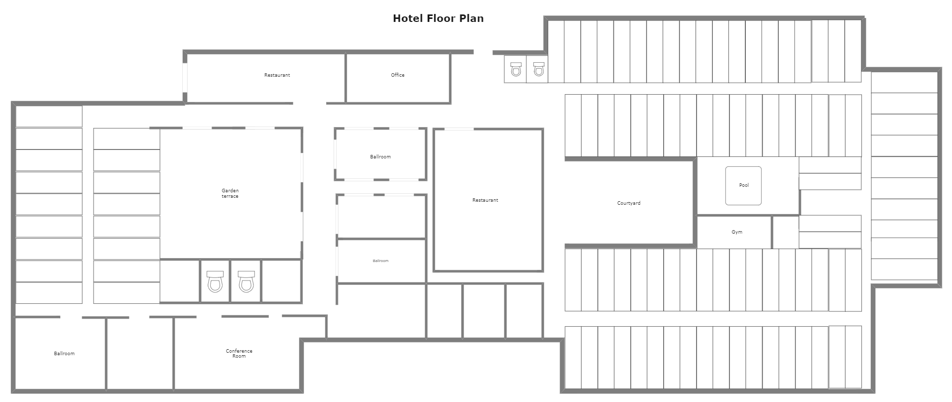 Hotel Room Floor Plan