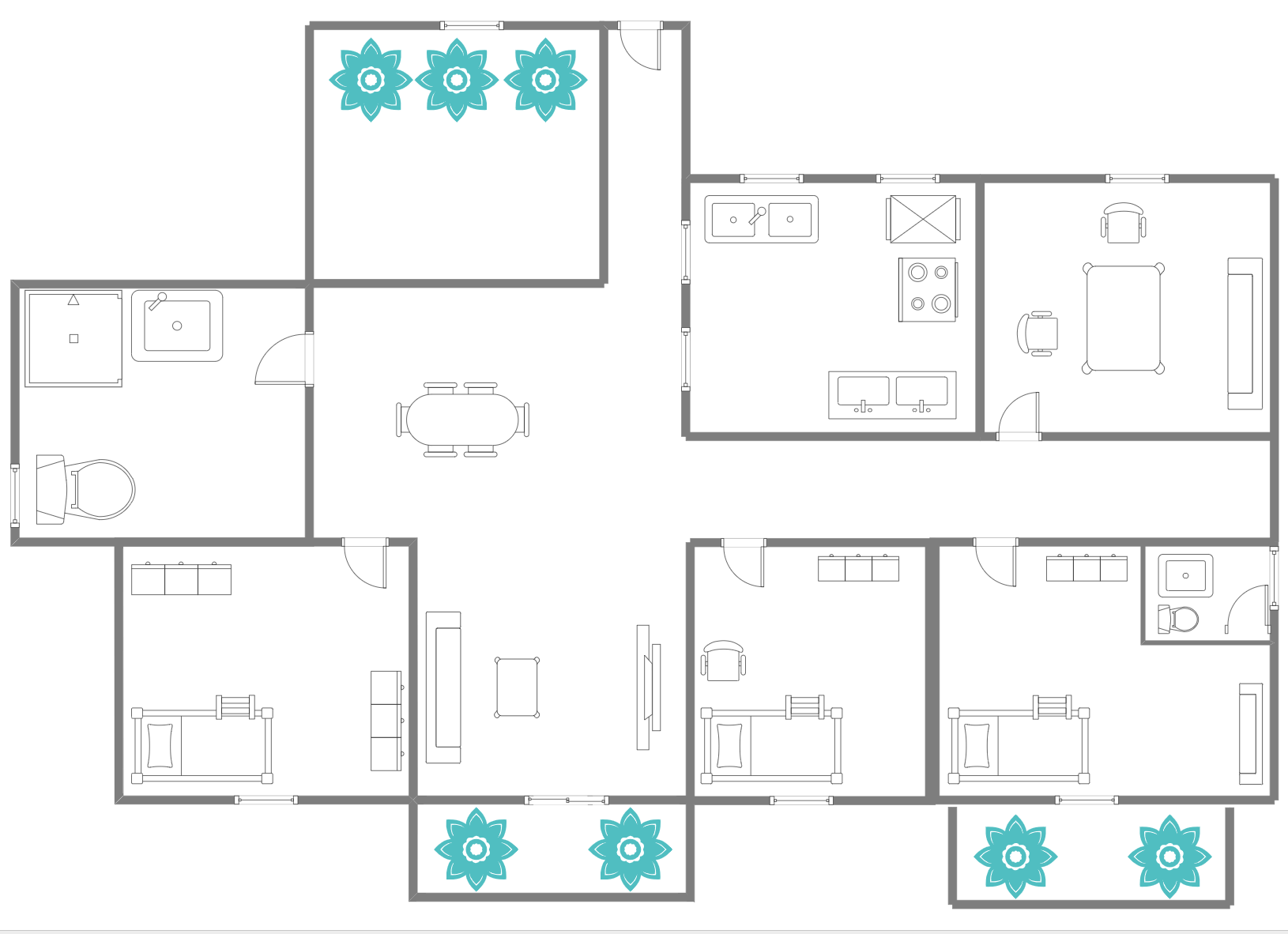 hotel ground floor layout plan