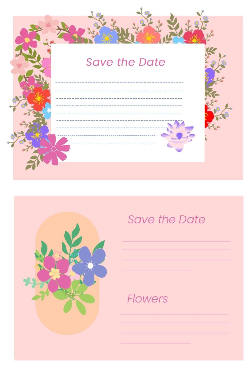 blank invitation card