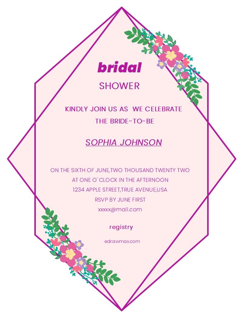 formal invitation card