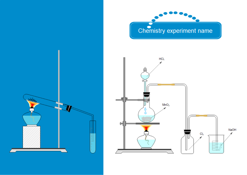 Science and research laboratory vector sketch | Stock vector | Colourbox