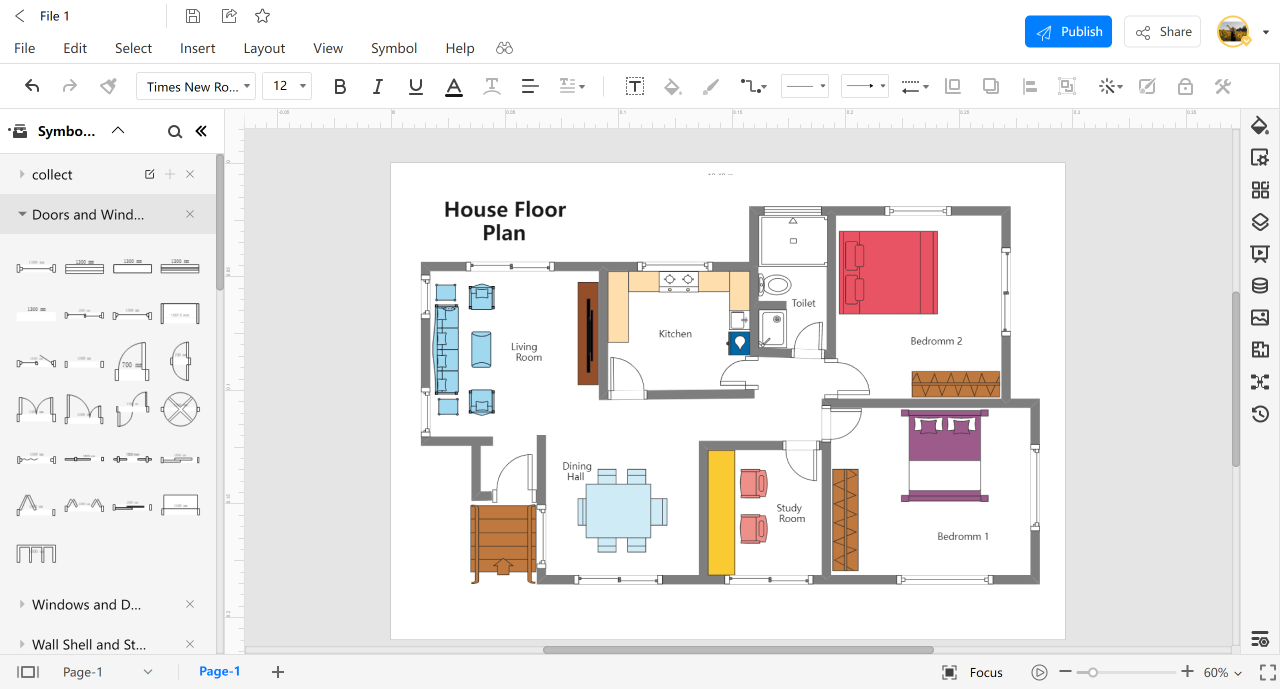 Online Floor Plan Maker - EdrawMax