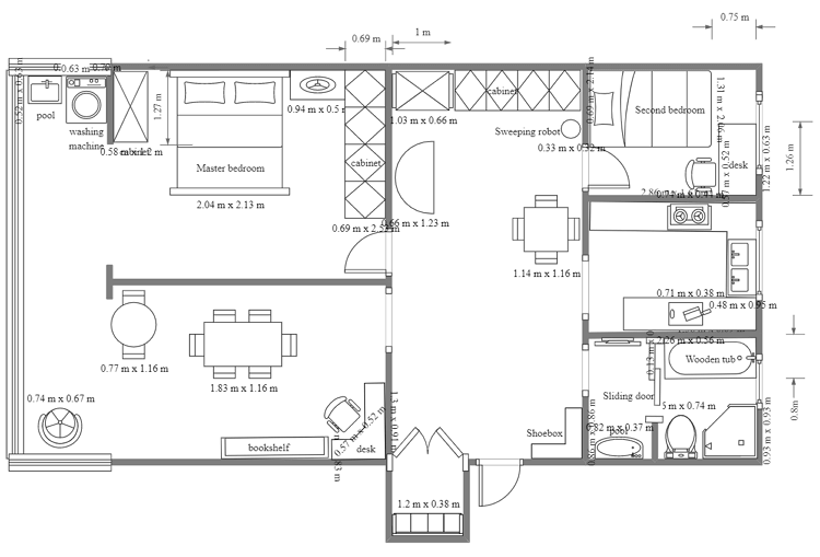 Rectangle Living Room Layout