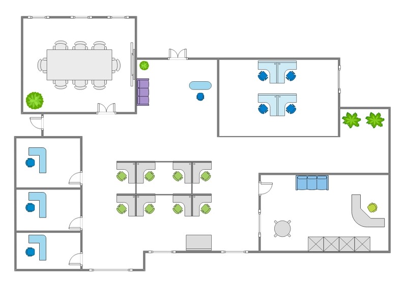 Layout of The Office
