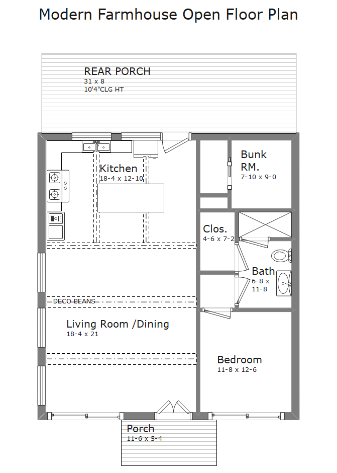 Free Editable Open Floor Plans