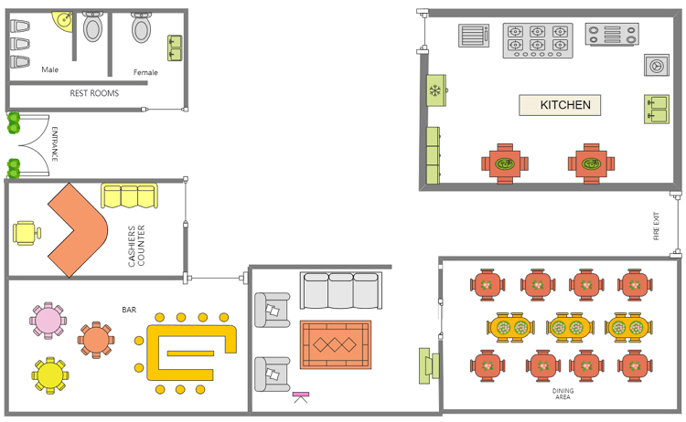  Easy Restaurant Floor Plan