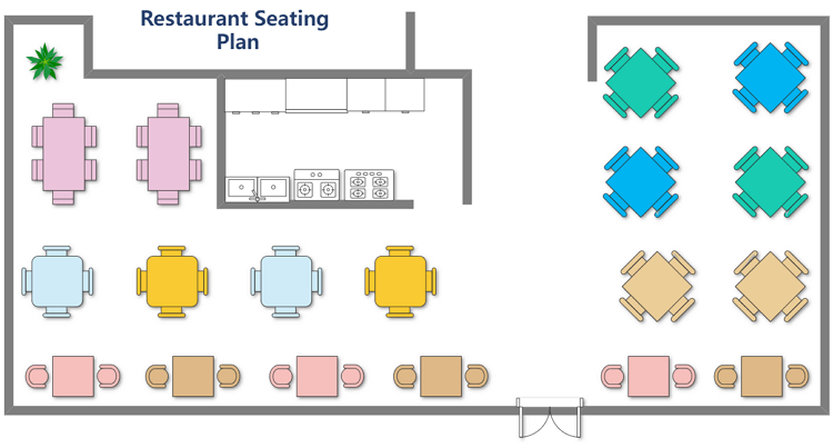 Restaurant Seating Chart Template