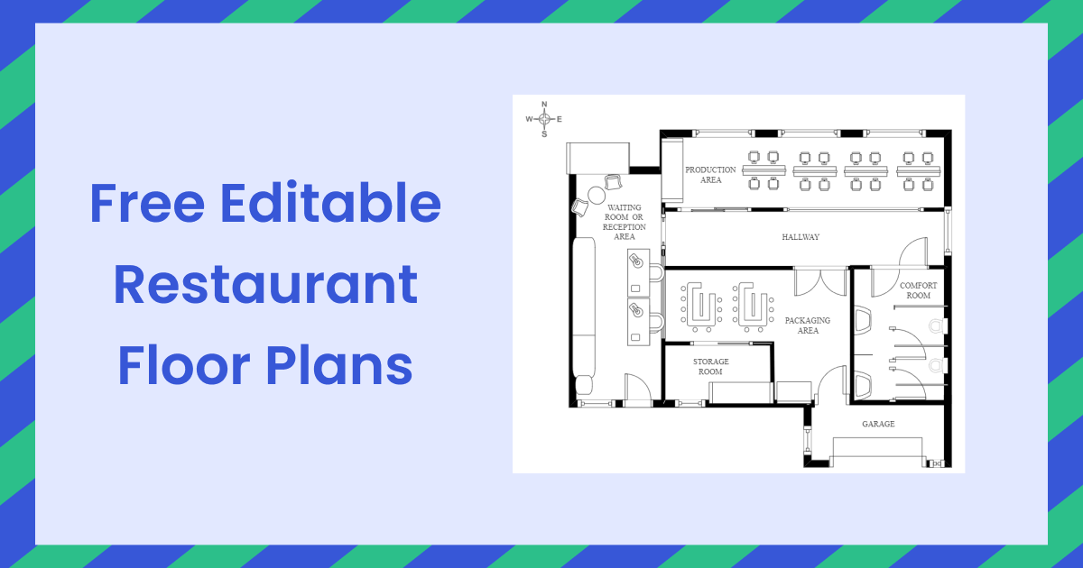 Free Editable Restaurant Floor Plans | EdrawMax Online