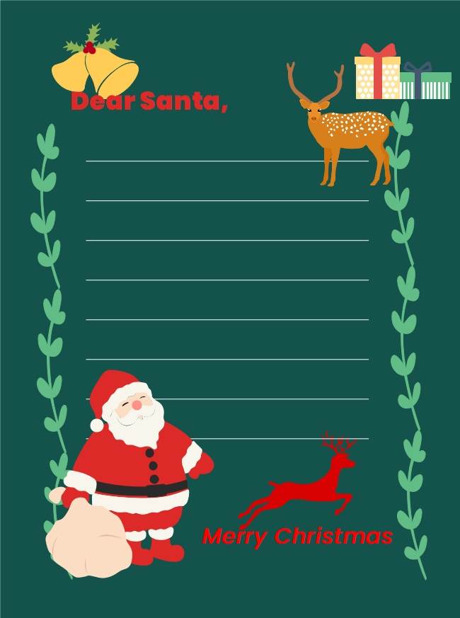 Letter From Santa Template