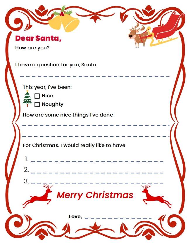 Letter From Santa Bad Behavior - Temu