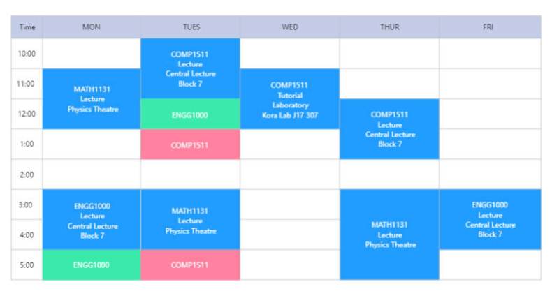 Blank Daily Schedule Template