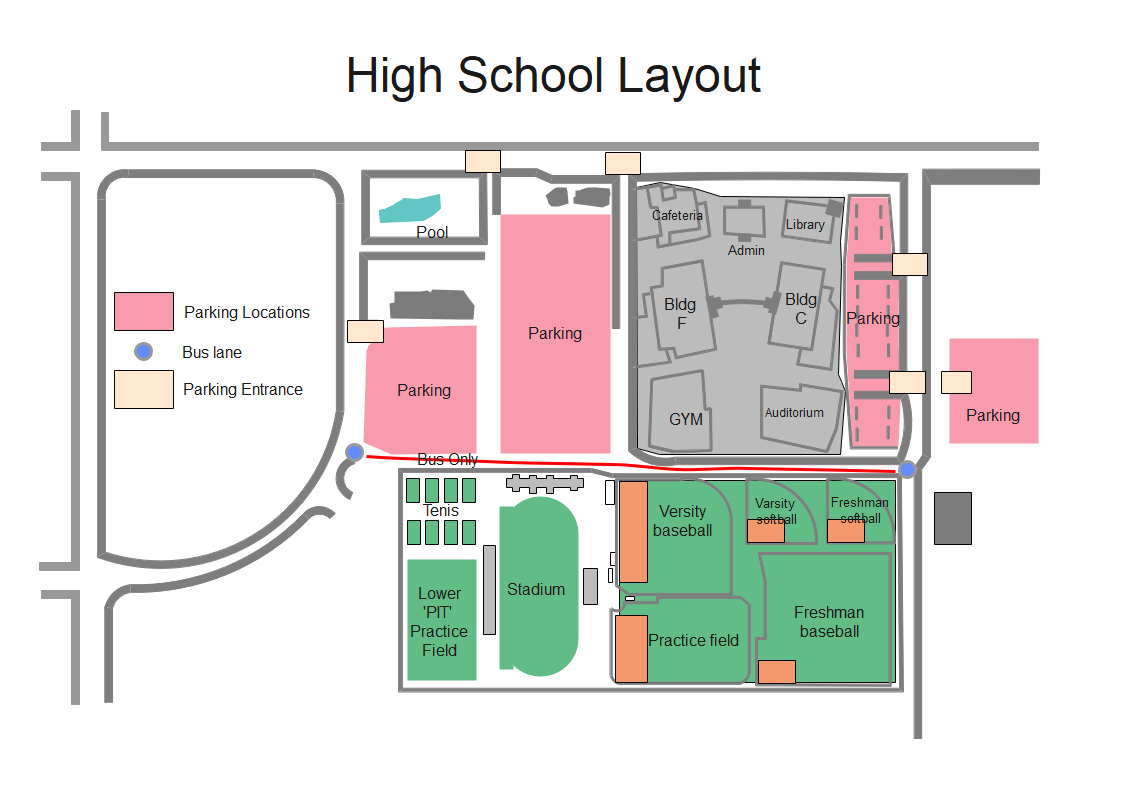 Free Editable School Layouts Edrawmax Online