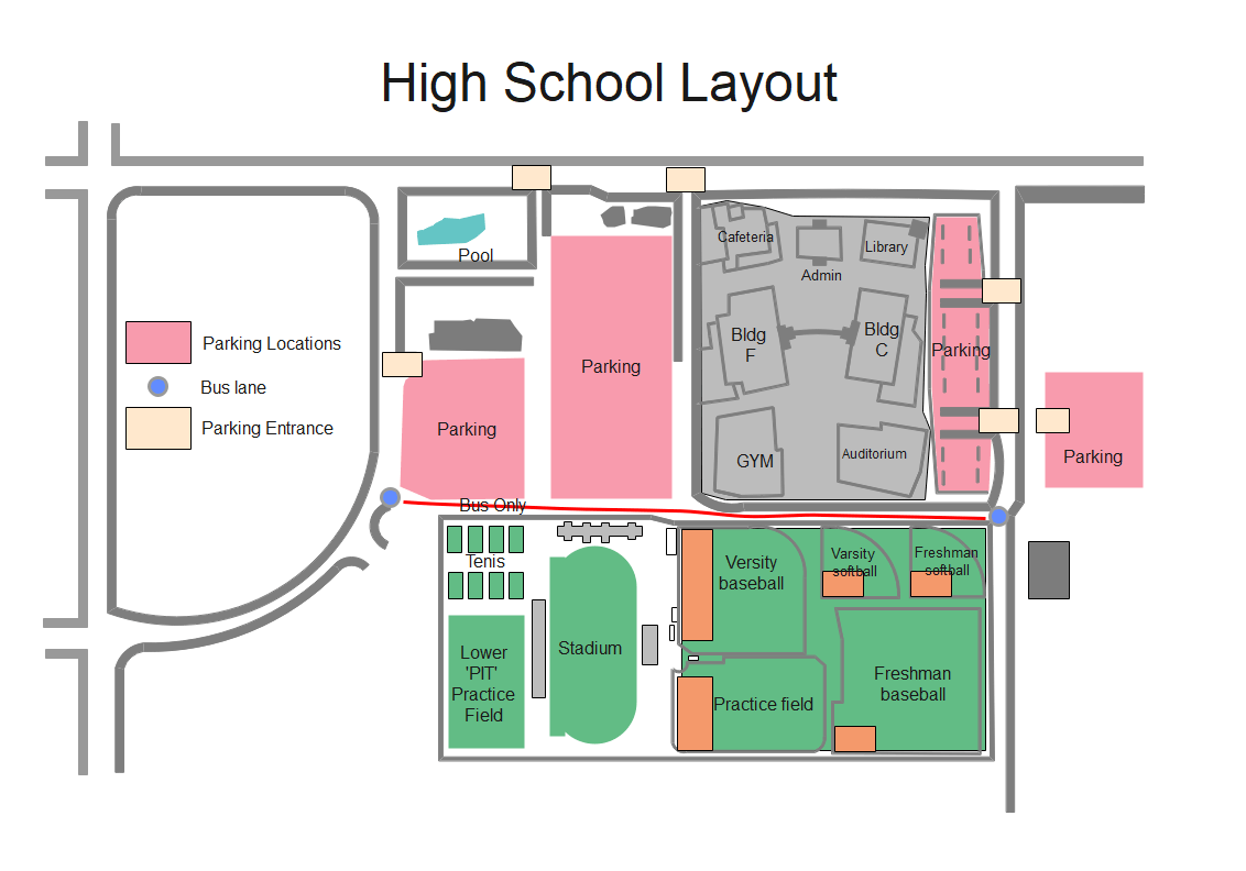 High School Layout Design