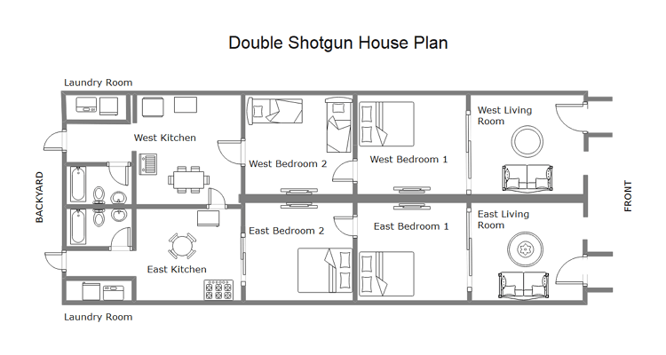 Double Shotgun House