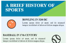 History of Sports Infographic