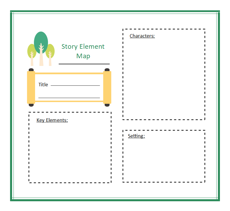 Free Editable Story Elements Graphic Organizer Examples EdrawMax Online