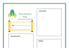 Story Elements Graphic Organizer For 1st Grade