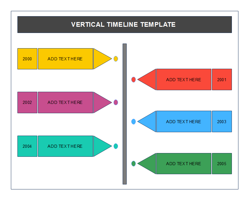 Vertical Timeline Graphic Organizer