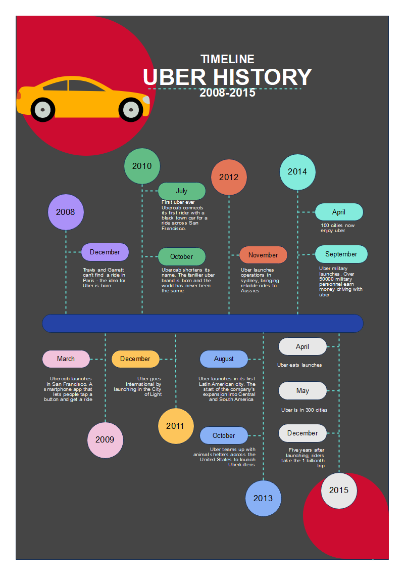 Company History TimeLine Infographic