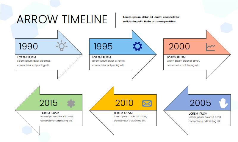 Vertical Timeline Infographic