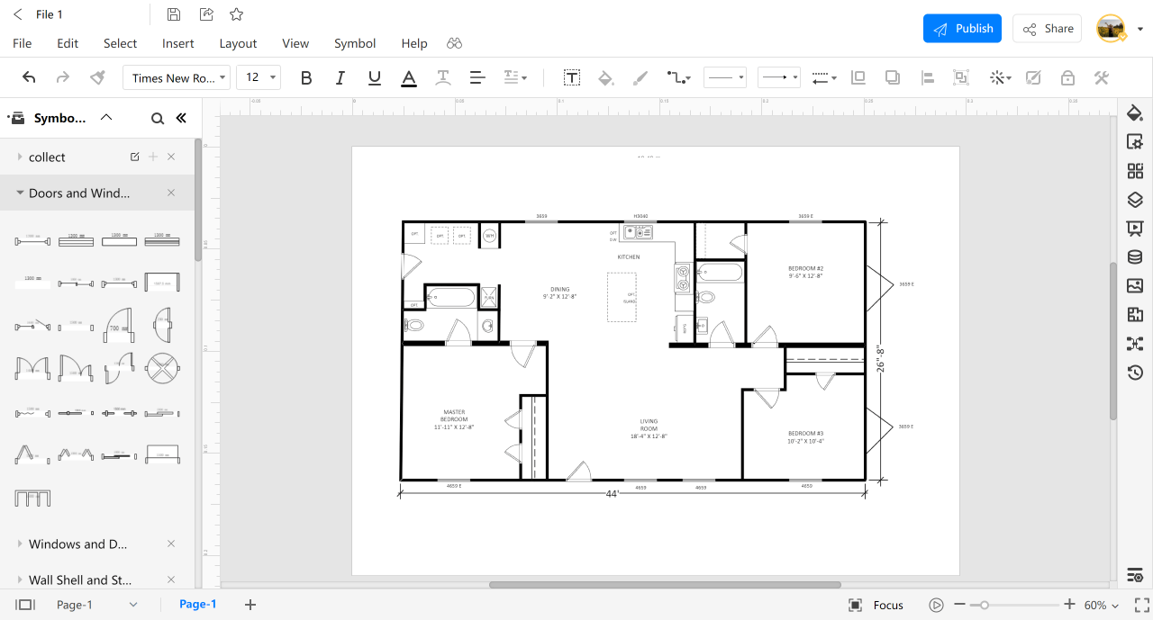 Online Floor Plan Maker - EdrawMax