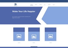 Home Page Wireframe Example