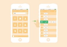 iPhone Wireframe Example
