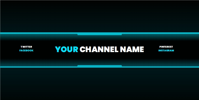 Gaming  Channel Art Template