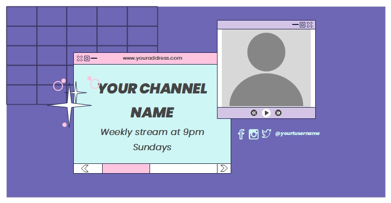 Free Editable Aesthetic YouTube Banner Examples | EdrawMax Online