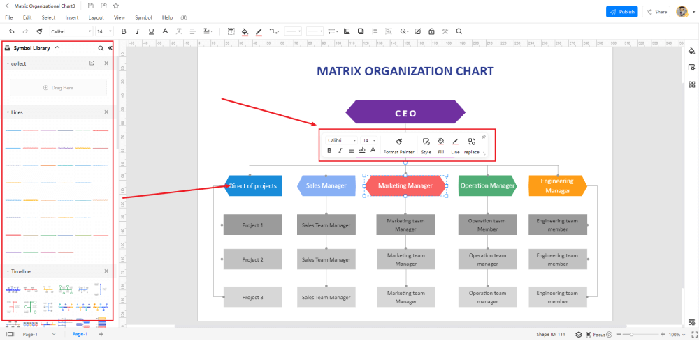 Create an Organizational Chart in EdrawMax