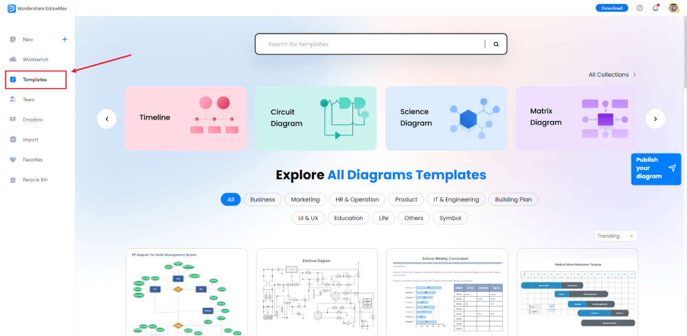 Create an Organizational Chart in EdrawMax