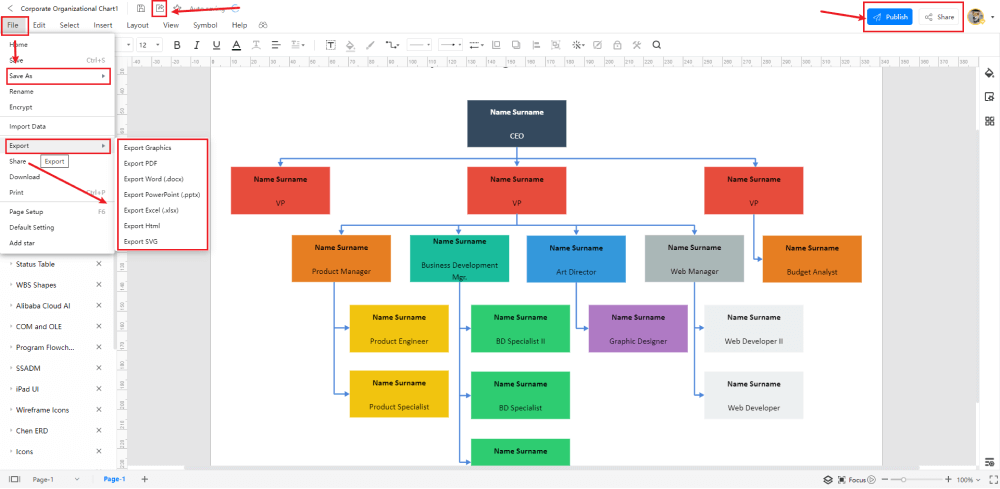 how-to-create-an-organizational-chart-in-word-edrawmax-online-2023