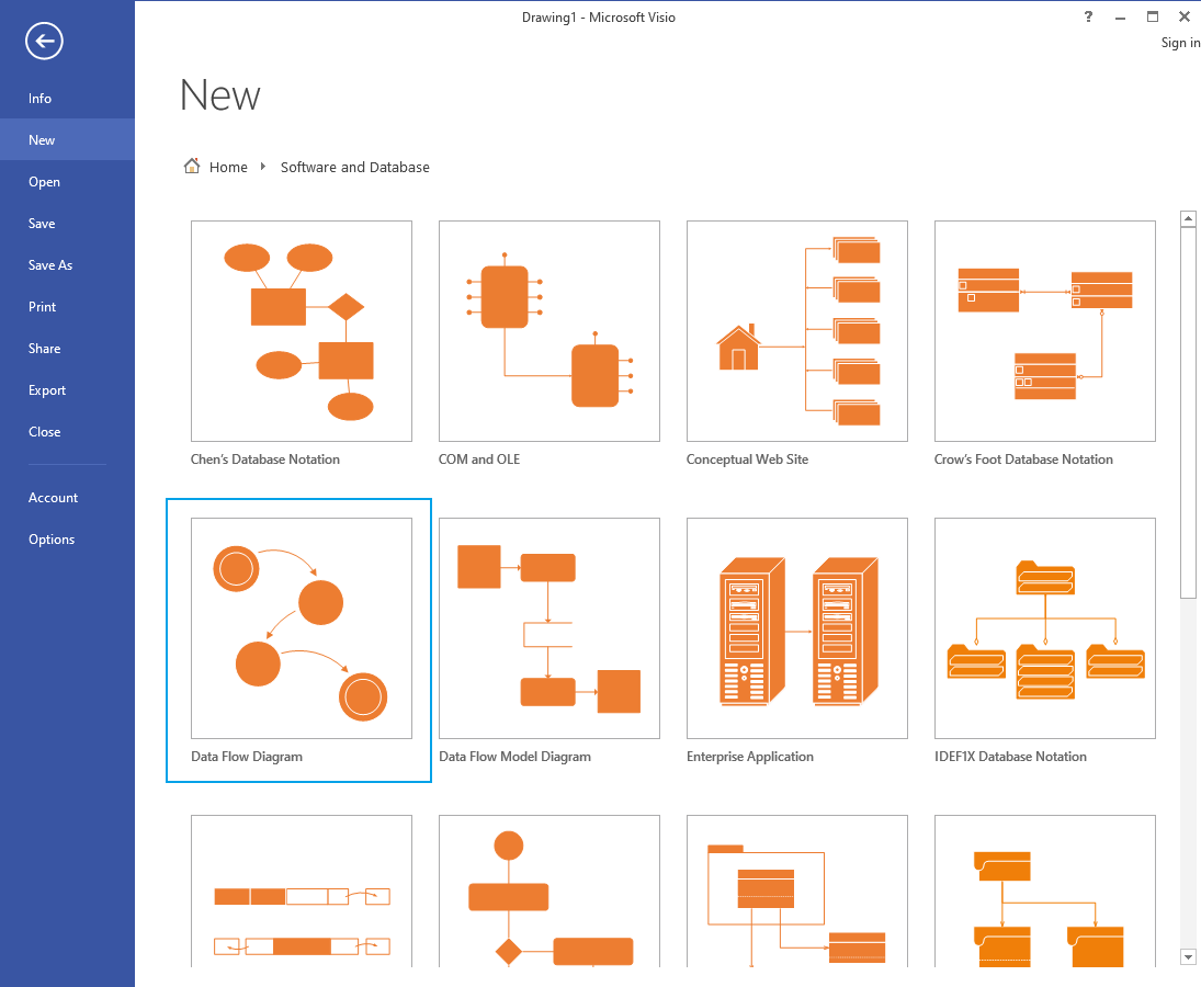 visio document shape