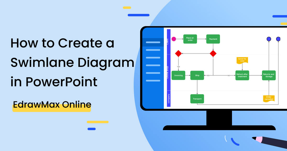 How To Create A Swimlane Diagram In PowerPoint EdrawMax Online