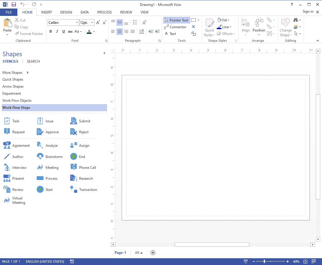 Make a Workflow Diagram in Visio
