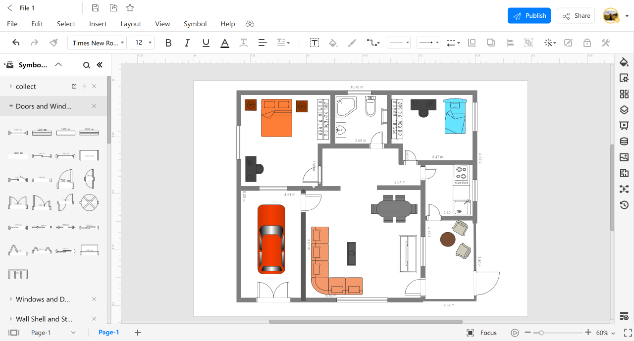 How To Draw Floor Plans In AutoCAD EdrawMax Online
