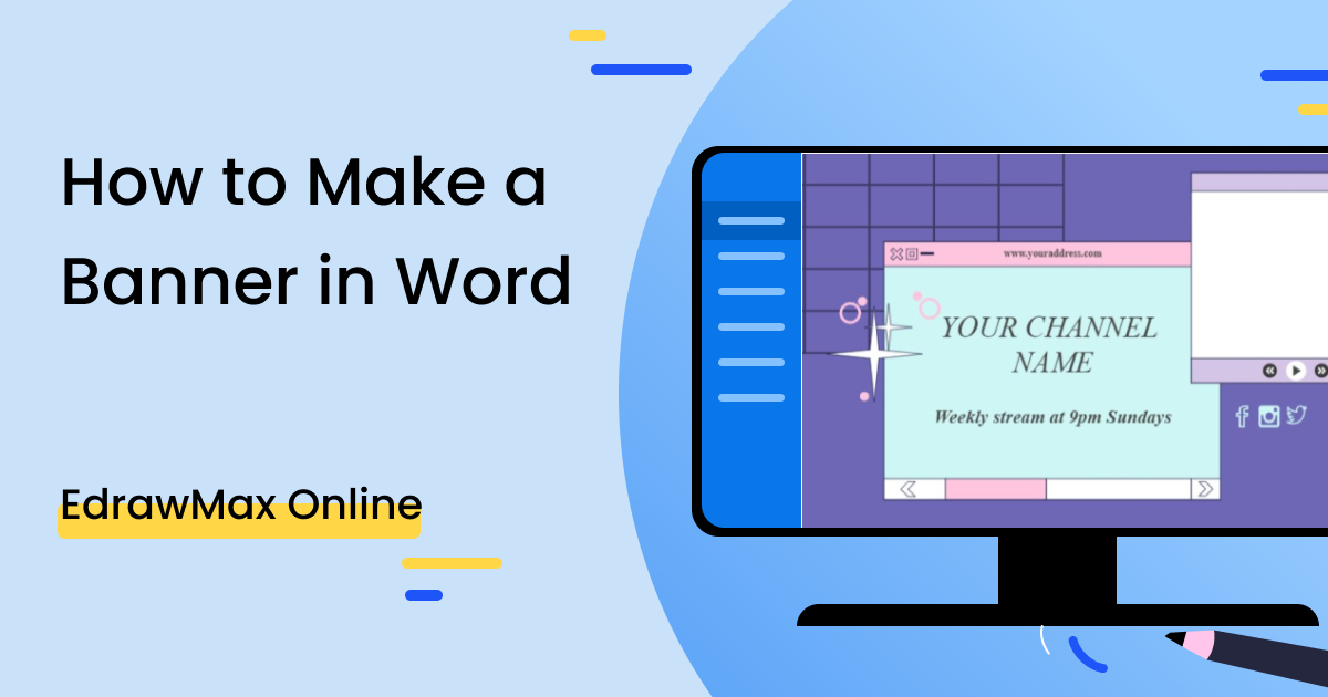 how-to-make-a-banner-in-word-edrawmax-online