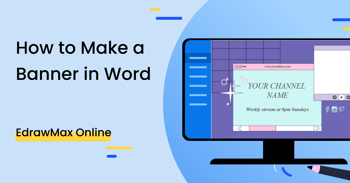 How To Make A Banner In Word EdrawMax Online