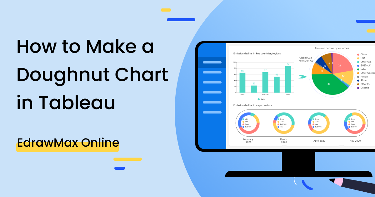 How to create a Doughnut Chart in Tableau | EdrawMax Online