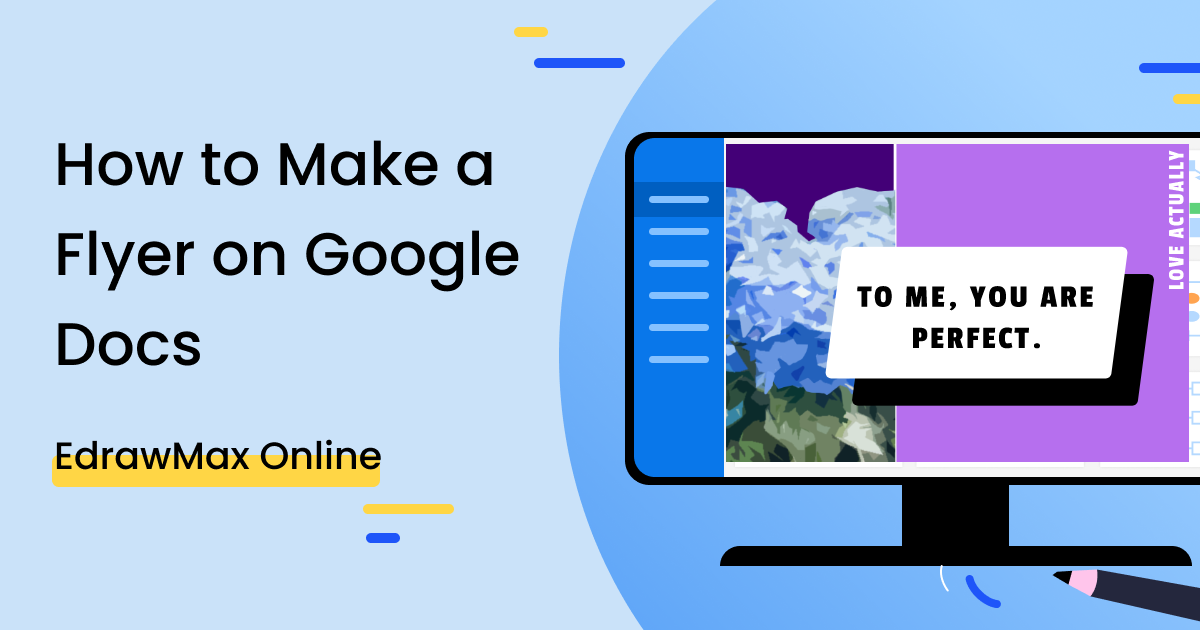How to Make a Flyer on Google Docs EdrawMax Online