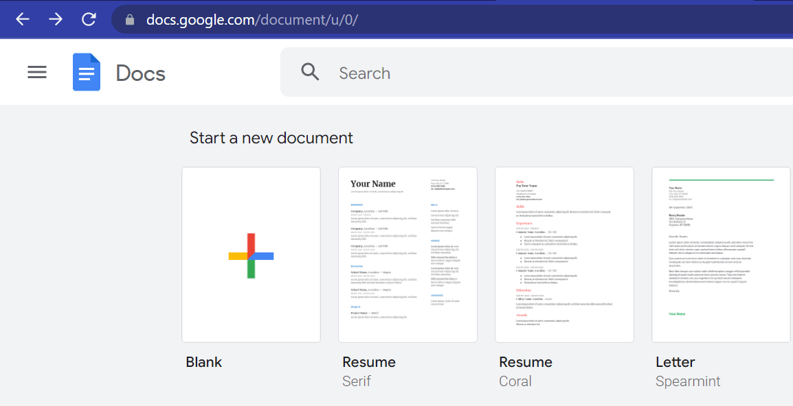 Make a Graphic Organizer on Google Docs