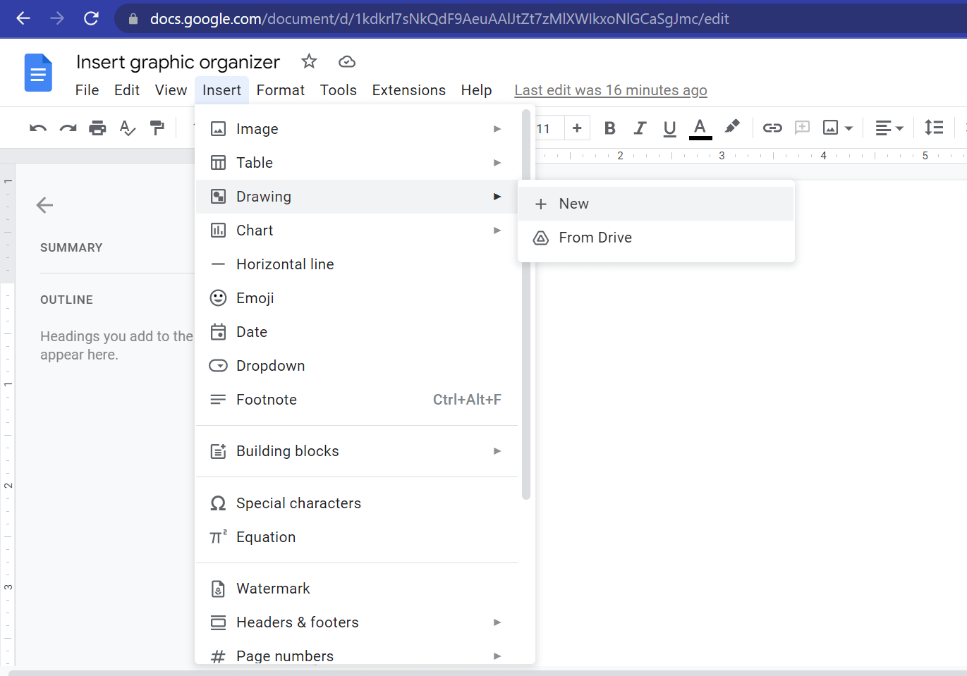 How to Make a Graphic Organizer On Google Docs EdrawMax Online