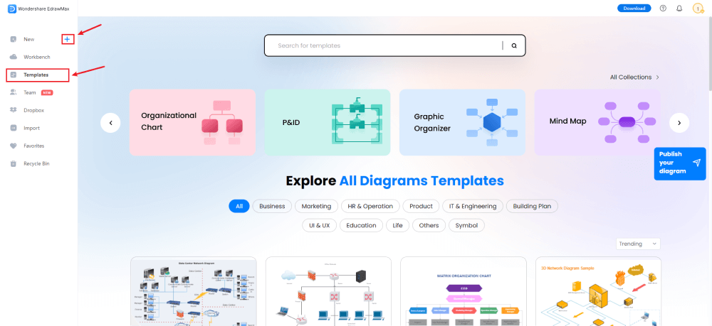 Make a Graphic Organizer in EdrawMax