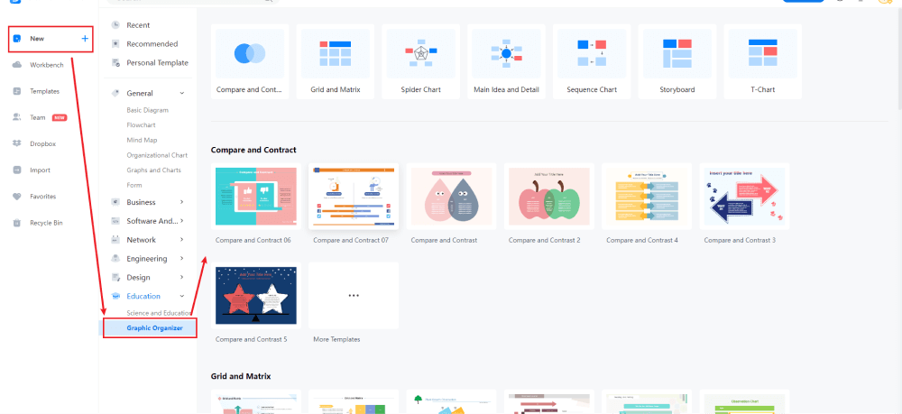 Make a Graphic Organizer in EdrawMax