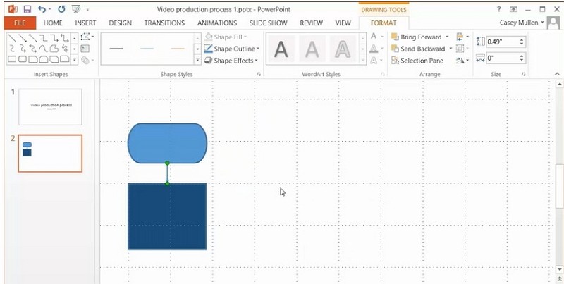 how to make a BPMN in PowerPoint