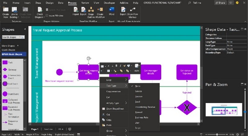 visio 2016 bpmn stencil