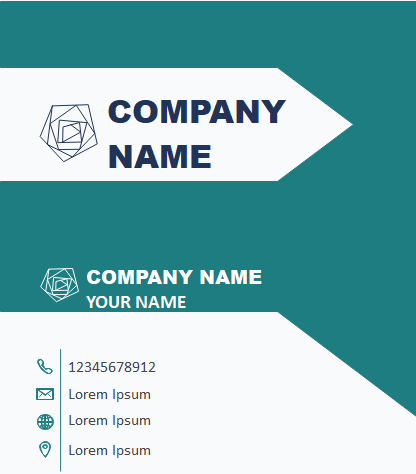 Business Card Print Template