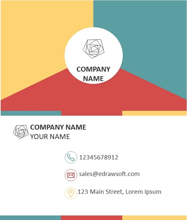 Business Card Word example