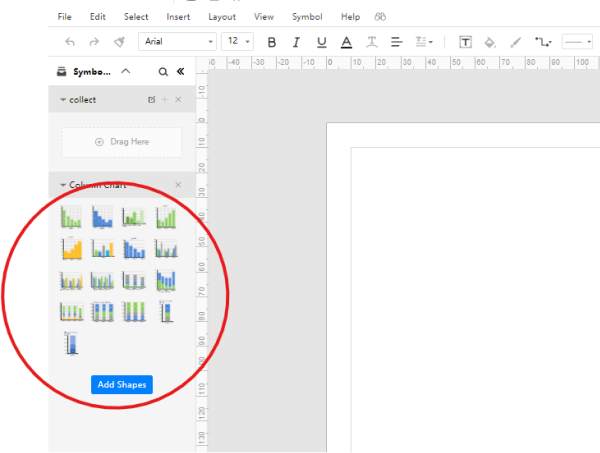 How to Create a Clustered Column Chart - symbol